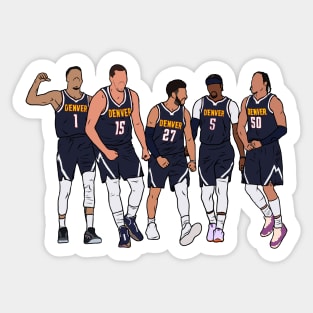 MPJ, Jokic, Murray, KCP & Air Gordon Sticker